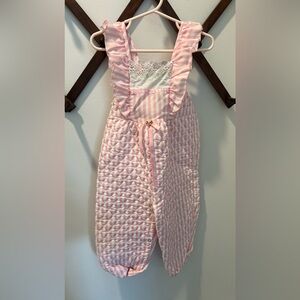 Vintage overalls toddler girl 24 months
